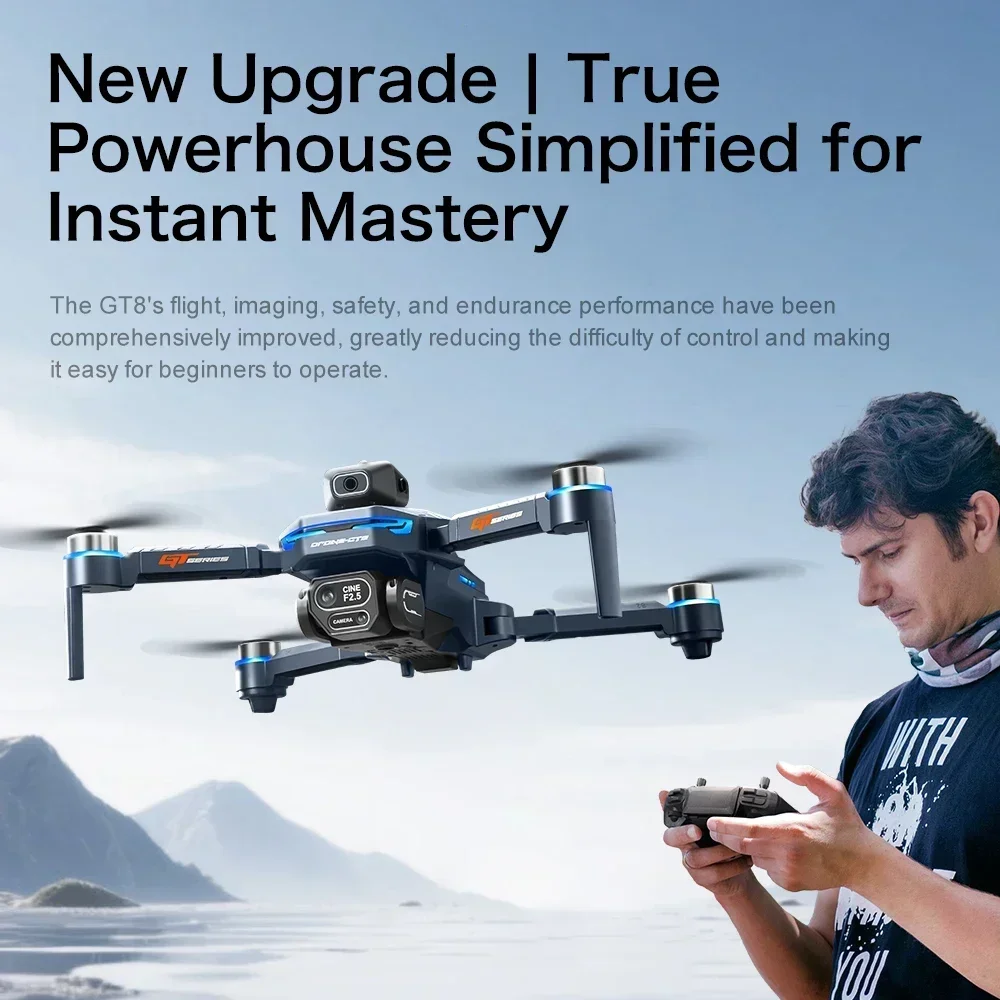 Drone 4K HD GT8 Camera Obstacl - đánh giá và giá Drone Surveying