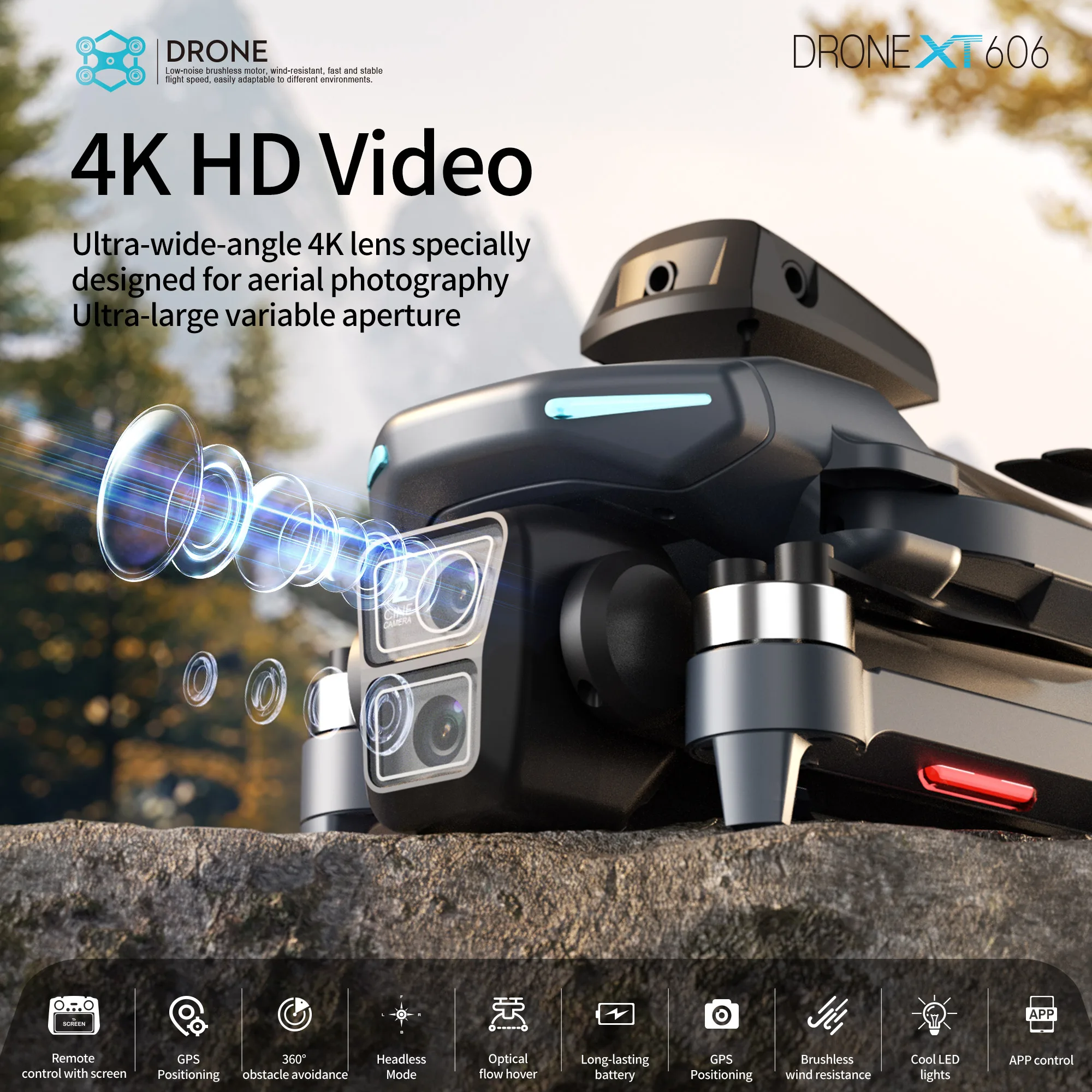 Original XT606 Drone Professio - đánh giá và giá Drone Mapping